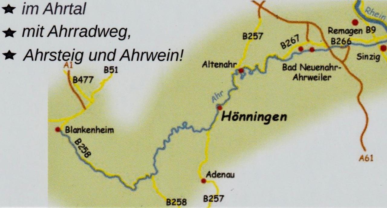 Ahle Uhl Appartement Honningen  Buitenkant foto